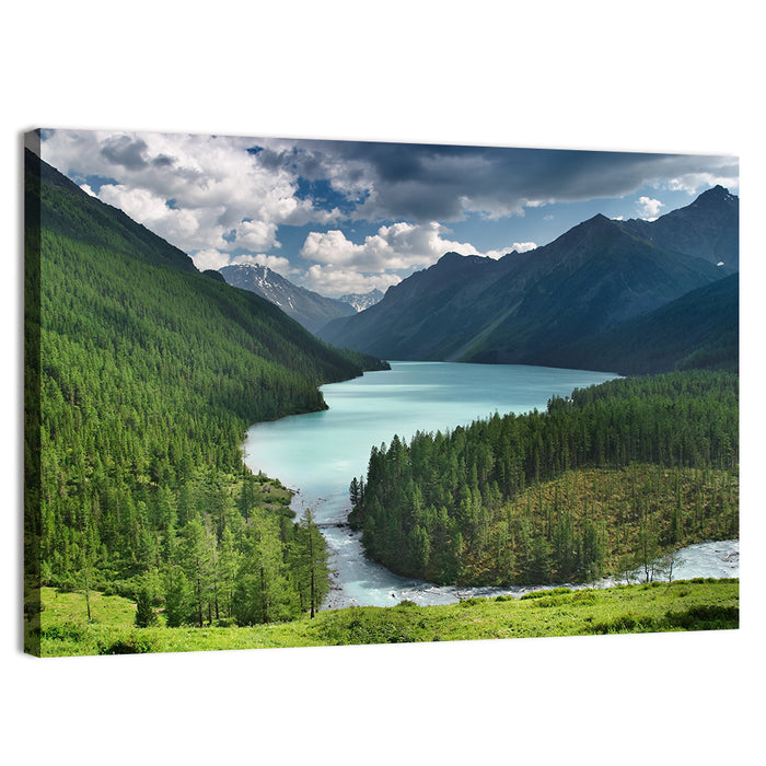 Kucherlinskoe Lake, Altai Wall Art as a canvas print