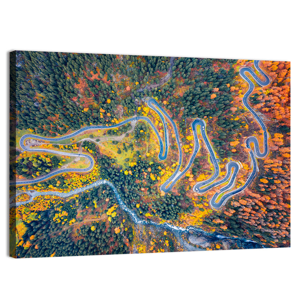 Maloya Pass Aerial View Wall Art