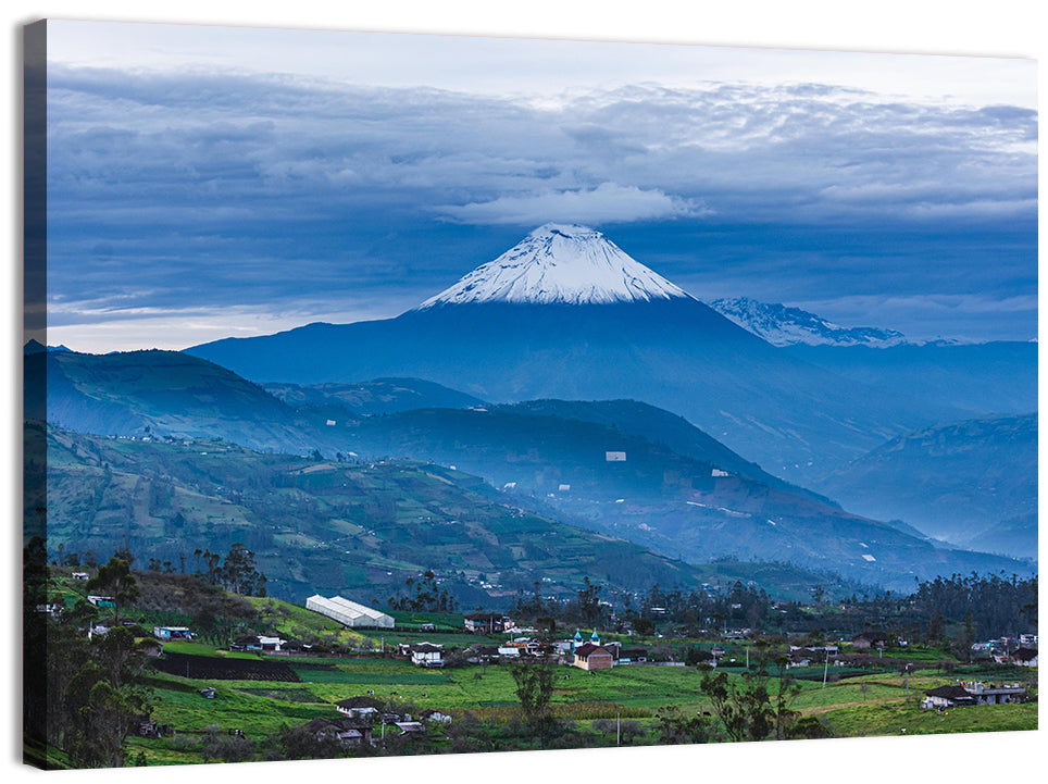 Andean Snow-capped Volcano Wall Art