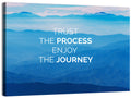 Trust the Process Mountain Layers Wall Art