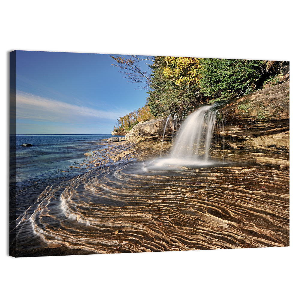 Little Miners Falls Waterfall Wall Art