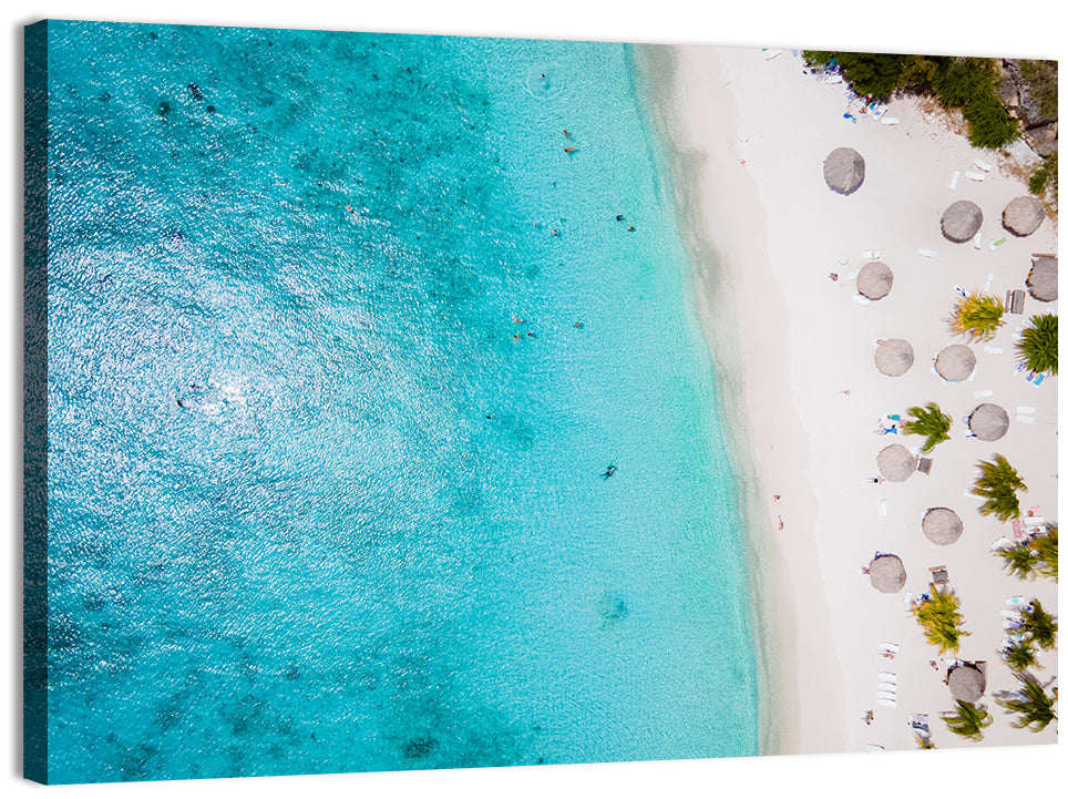 Cas Abou Aerial Shoreline Wall Art, canvas print, landscape