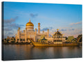 Sultan Omar Ali Saifuddien Mosque at Golden Hour Wall Art