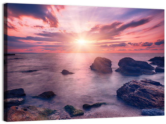 Shining Sea Sunrise Wall Art