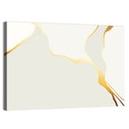 Golden Kintsugi Streams Wall Art