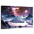 Alien Planet Winter Aurora Wall Art