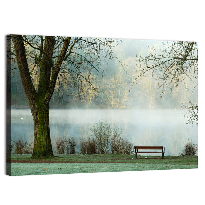 Deer Lake, Burnaby Wall Art as a canvas print
