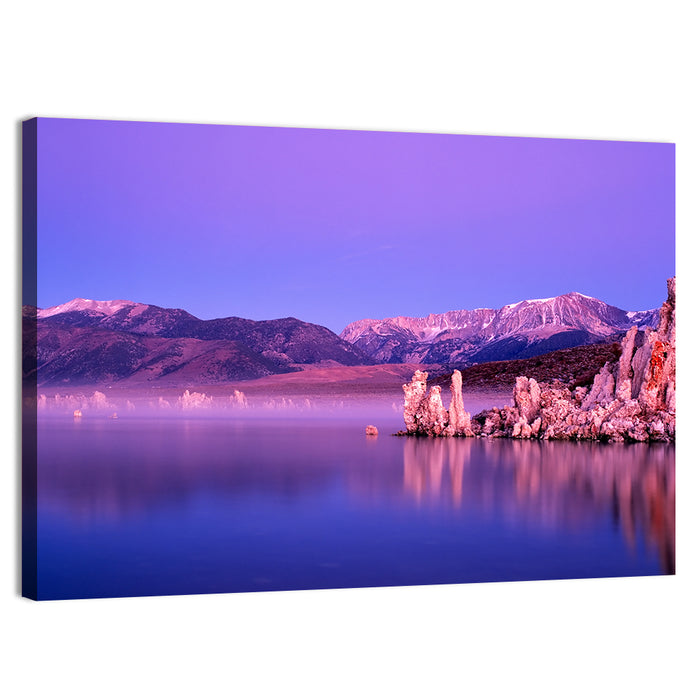 Mountains from Mono Lake Wall Art as a canvas print