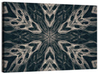 Black Gothic Demon Mandala Wall Art
