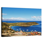 Isla Del Sol Village on Lake Titicaca Wall Art