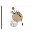 Terracotta Botanical Abstract Wall Art