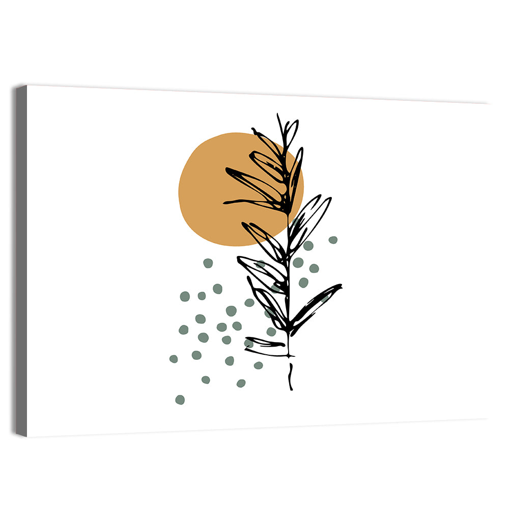 Ink Botanical Sun Study Wall Art