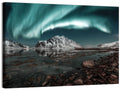 Lofoten Aurora Reflection Wall Art