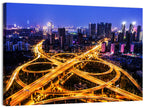 Hanyang District Interchange Nightscape Wall Art