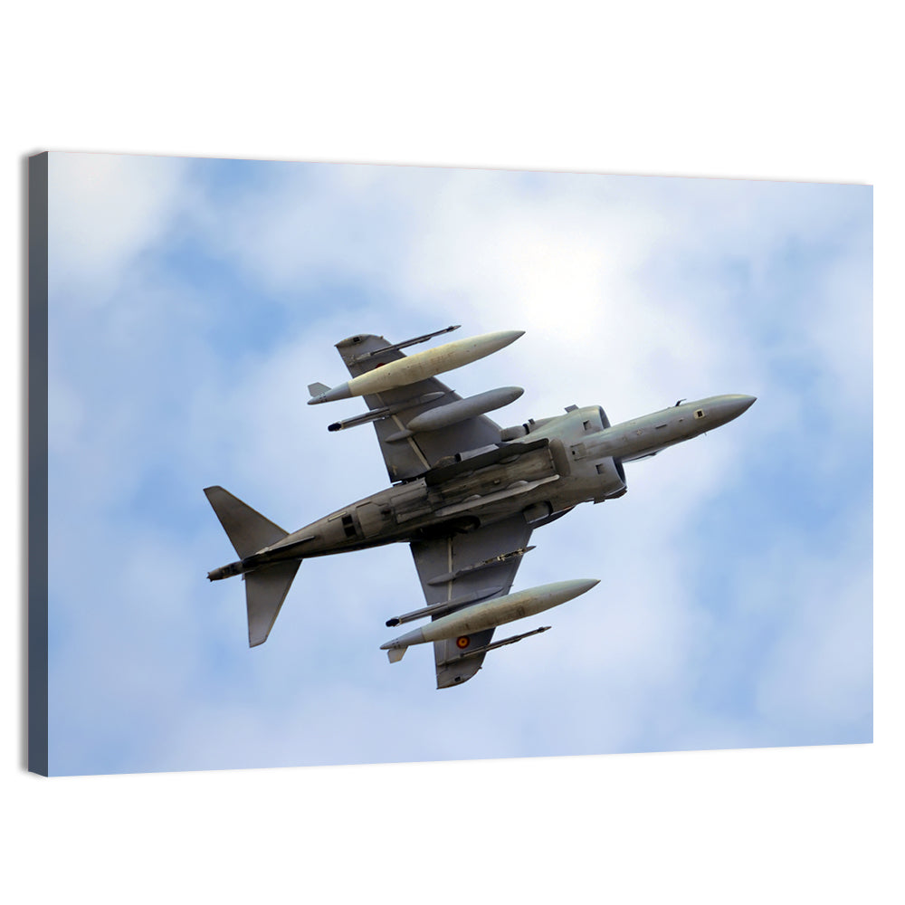 Low Angle Fighter Jet Overhead Wall Art