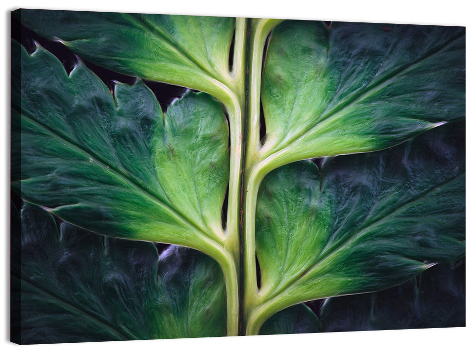 Fern Stem Macro Study Wall Art