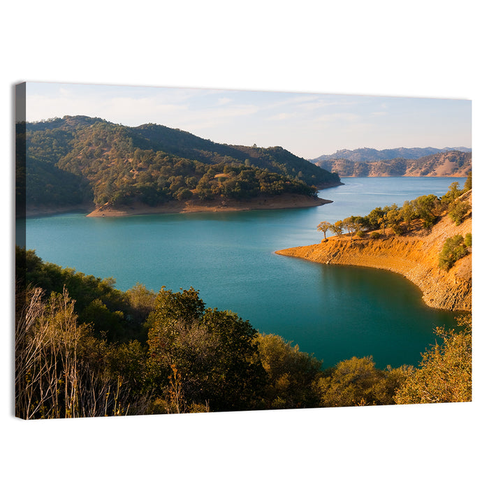 Lake Berryessa Peninsula View Wall Art as a canvas print