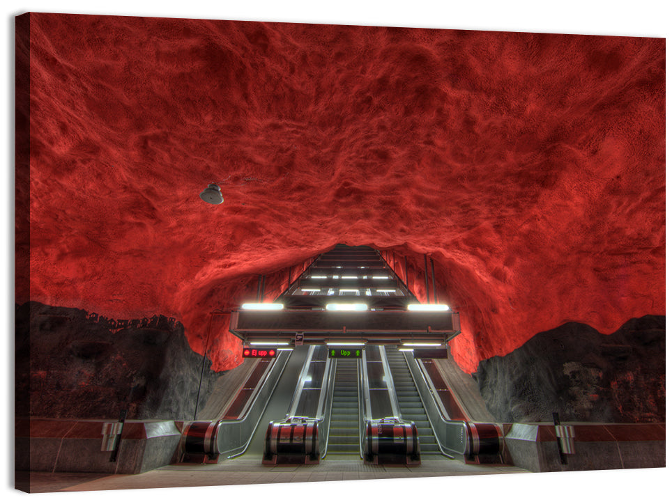 Solna Centrum Metro Station Wall Art