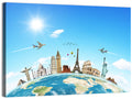 World Monuments Montage Wall Art