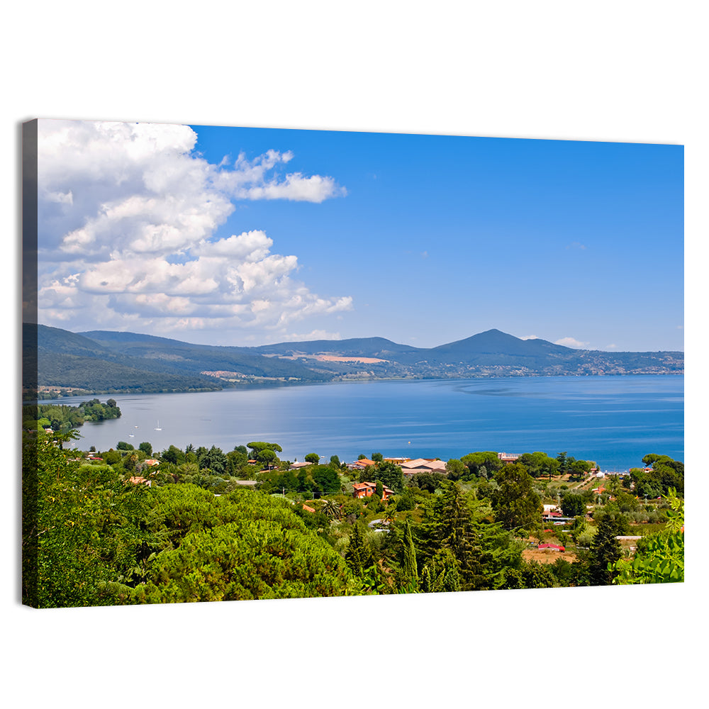 Lake Bracciano View Wall Art