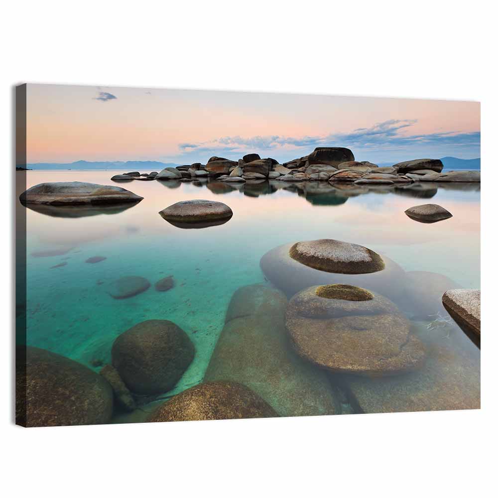 Sand Harbor Dusk, Lake Tahoe Wall Art