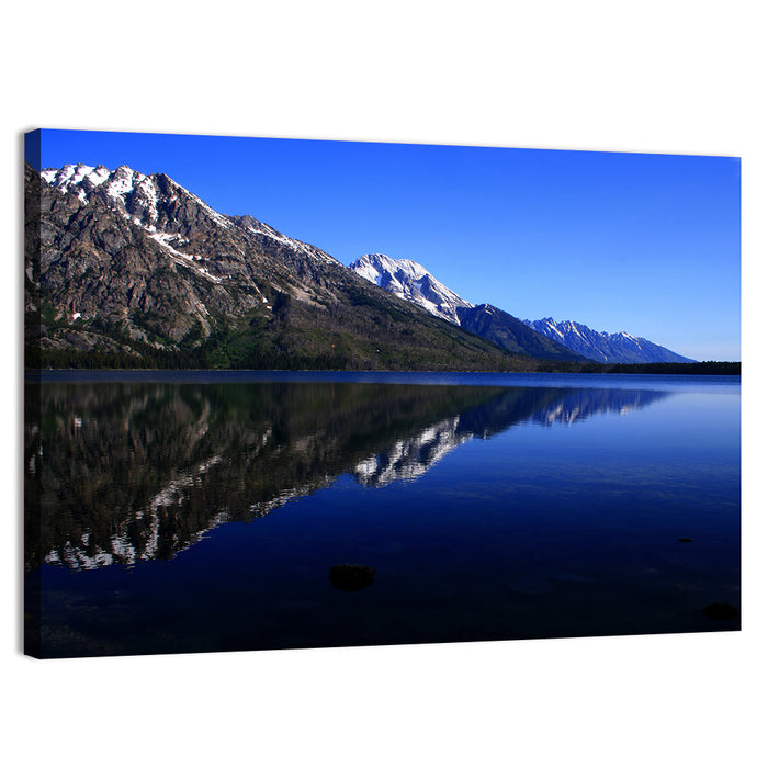 Jenny Lake Wall Art as a canvas print