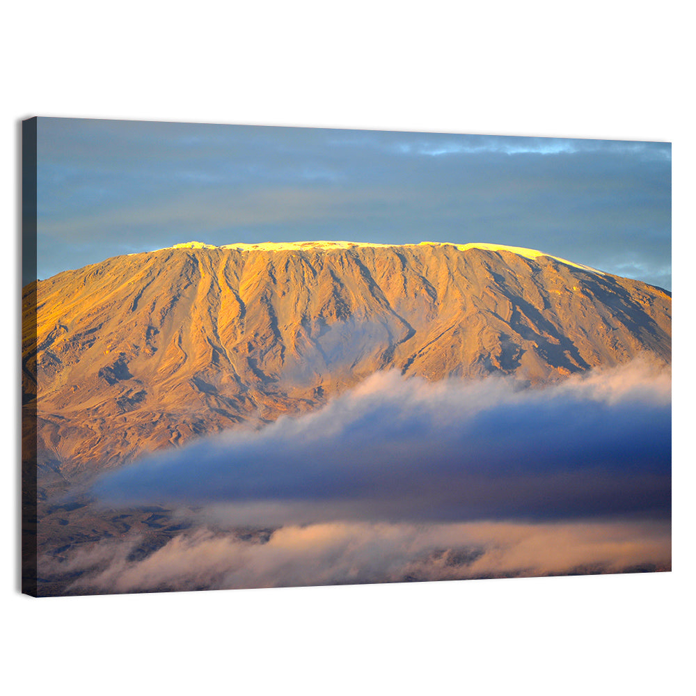 Kilimanjaro Sunrise Wall Art, canvas print, landscape