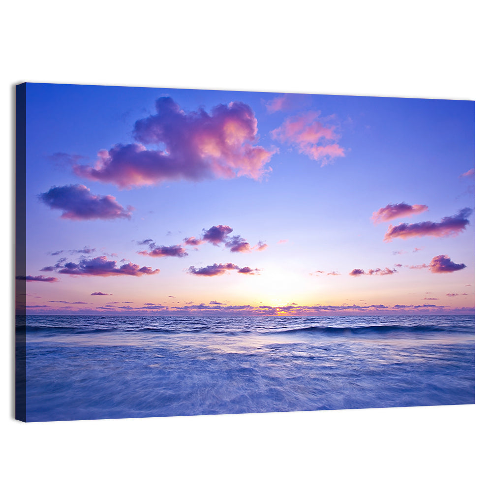 Mediterranean Sunset Wall Art, canvas print, landscape