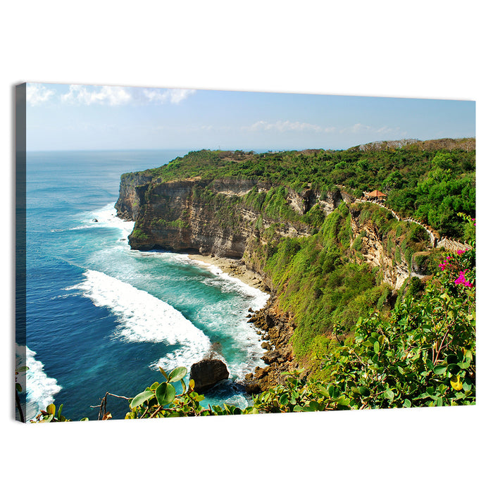 Uluwatu Cliffs, Bali Wall Art as a canvas print