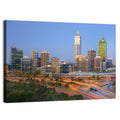 Perth Skyline at Dusk Wall Art