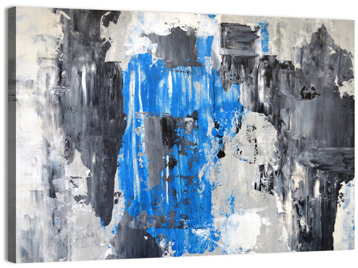 Colors Fight Wall Art as a canvas print