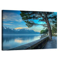 Lake Geneva View from Montreux Wall Art