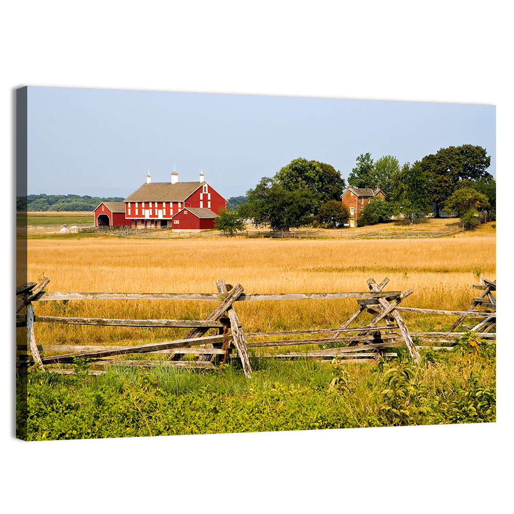 Gettysburg Farm Field Wall Art