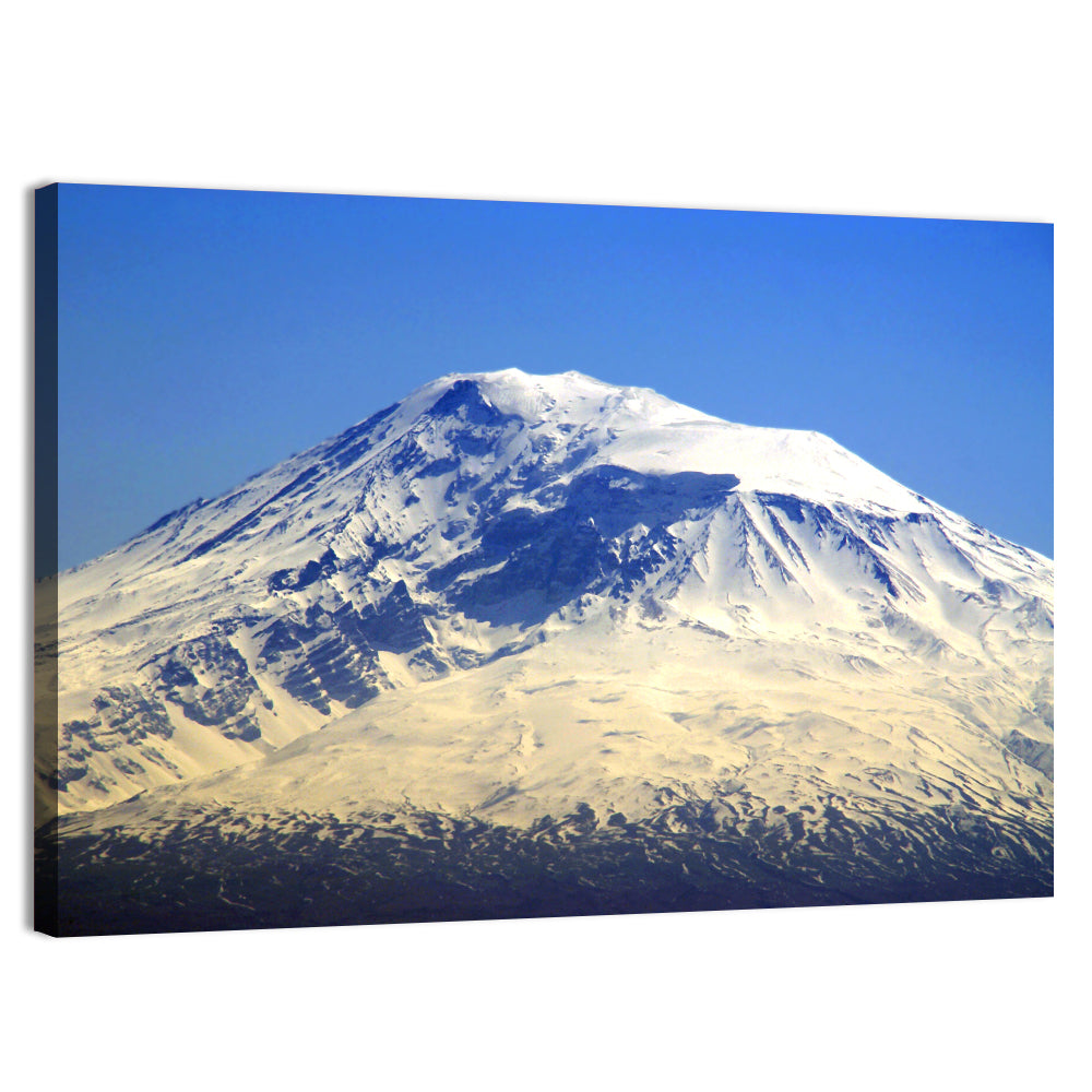 Mount Ararat Winter Summit Wall Art, canvas print, landscape