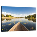 Mokoro Canoe in Okavango Delta Wall Art