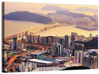 Busan Dusk Aerial Skyline with Gwangan Bridge Wall Art