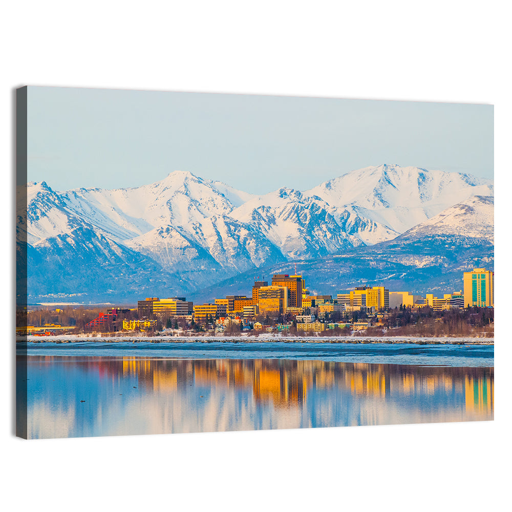 Anchorage Morning Skyline Wall Art