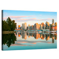 Vancouver Skyline at Coal Harbour Wall Art