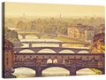 Ponte Vecchio at Golden Hour Wall Art