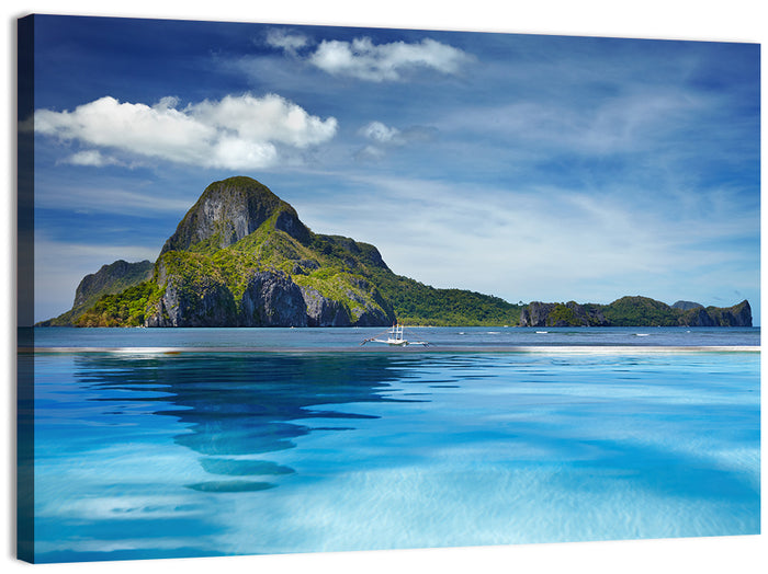 Cadlao Island Wall Art as a canvas print