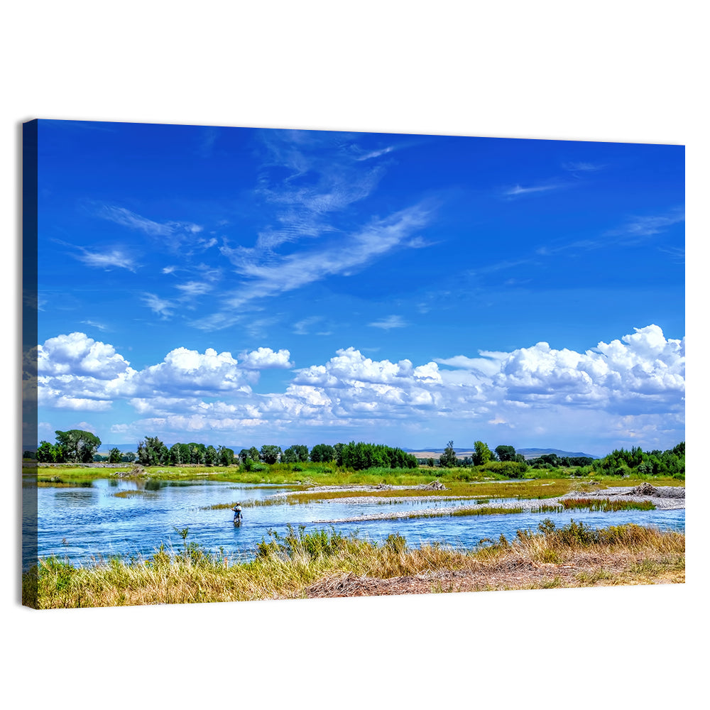 Snake River Fly Fishing, Idaho Wall Art