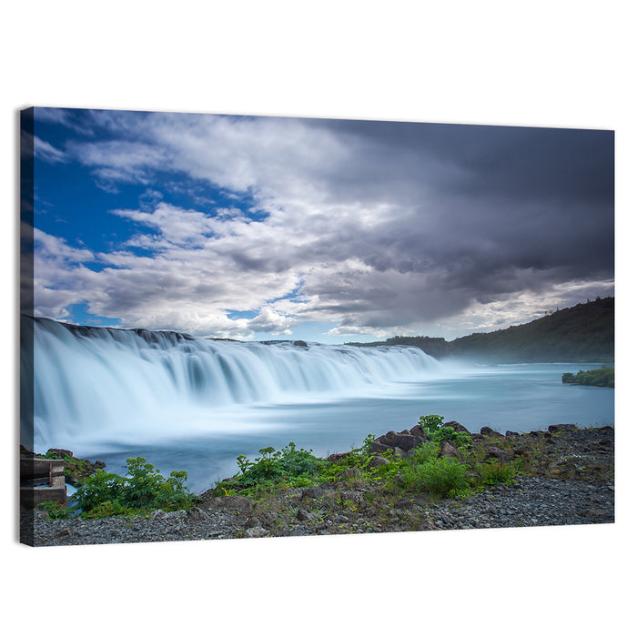 Faxi Waterfall, Iceland Wall Art as a canvas print