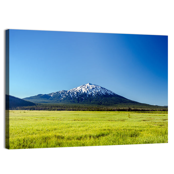 Mount Bachelor Wall Art as a canvas print