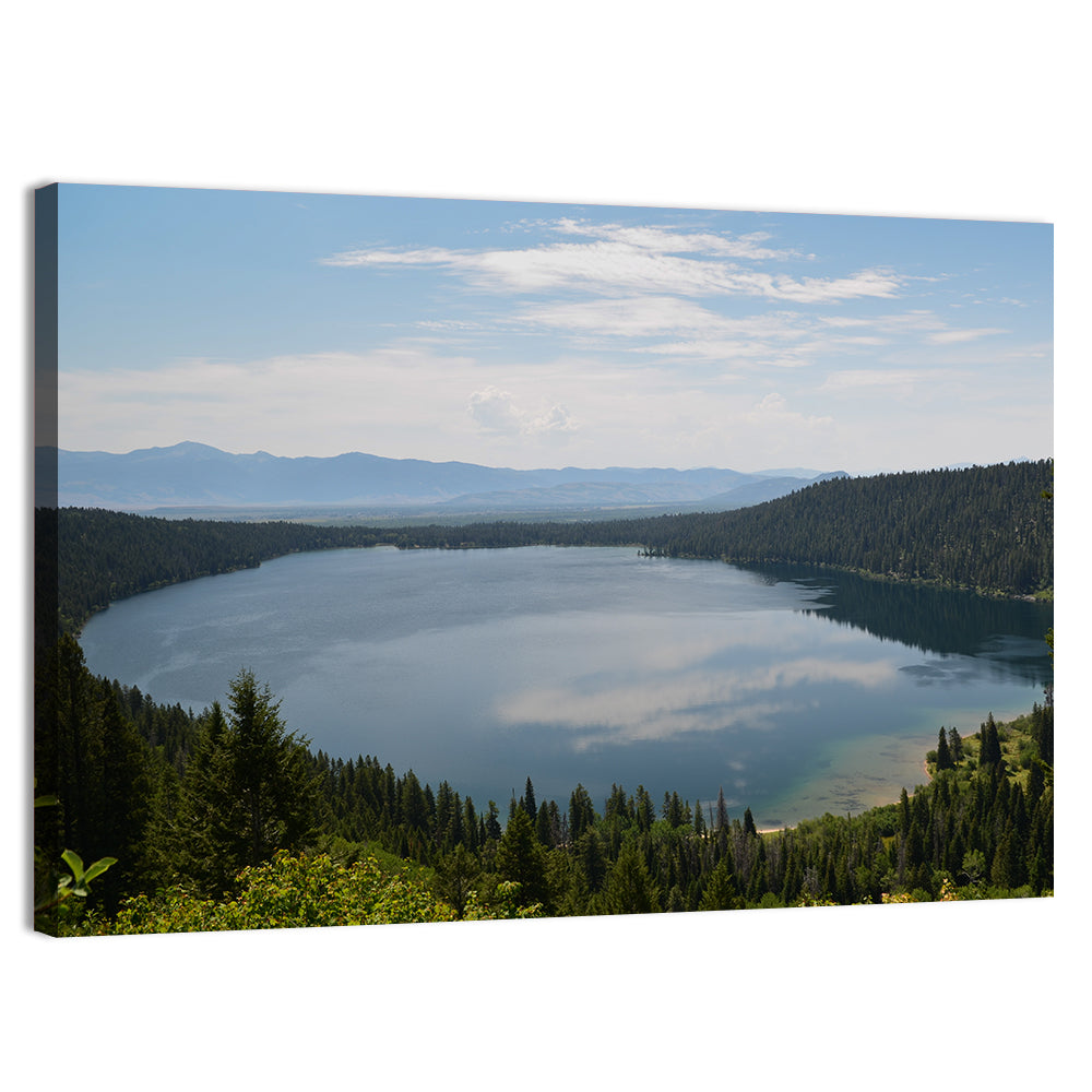 Phelps Lake Reflections Wall Art, canvas print, landscape