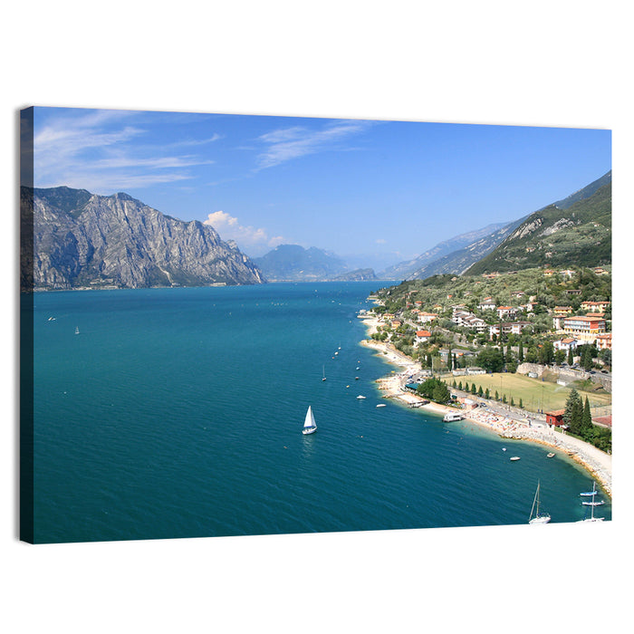 Malcesine, Lake Garda Wall Art as a canvas print