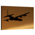 Turboprop Military Transport Silhouette Wall Art