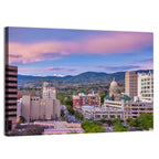 Boise Downtown at Golden Hour Wall Art