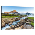 Logan Pass Golden Hour Wall Art