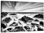 Maine Rocky Coast with Distant Lighthouse Wall Art