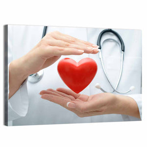 Patient Care Heart Sign Wall Art